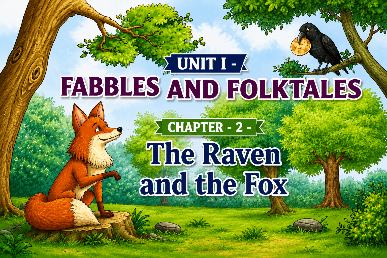 THE RAVEN AND THE FOX - SCHOOLSTUFFS36GARH