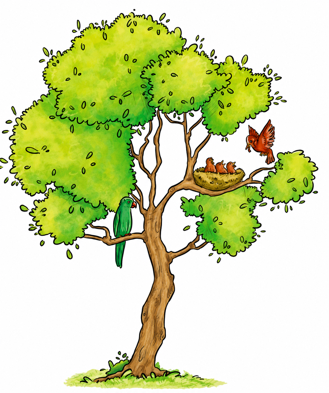Tree and Bird