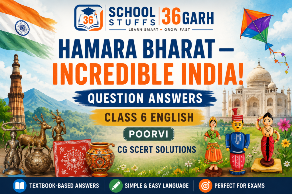 Hamara Bharat – Incredible India! - SCHOOL STUFFS 36 GARH