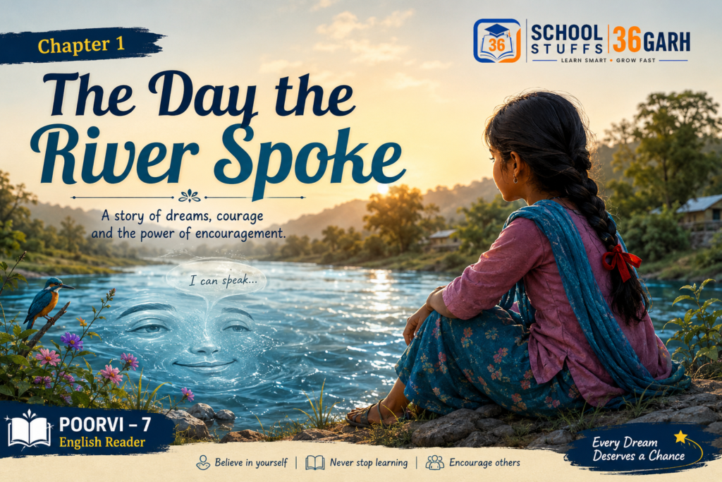 THE DAY THE RIVER SPOKE - SCHOOL STUFFS 36GARH