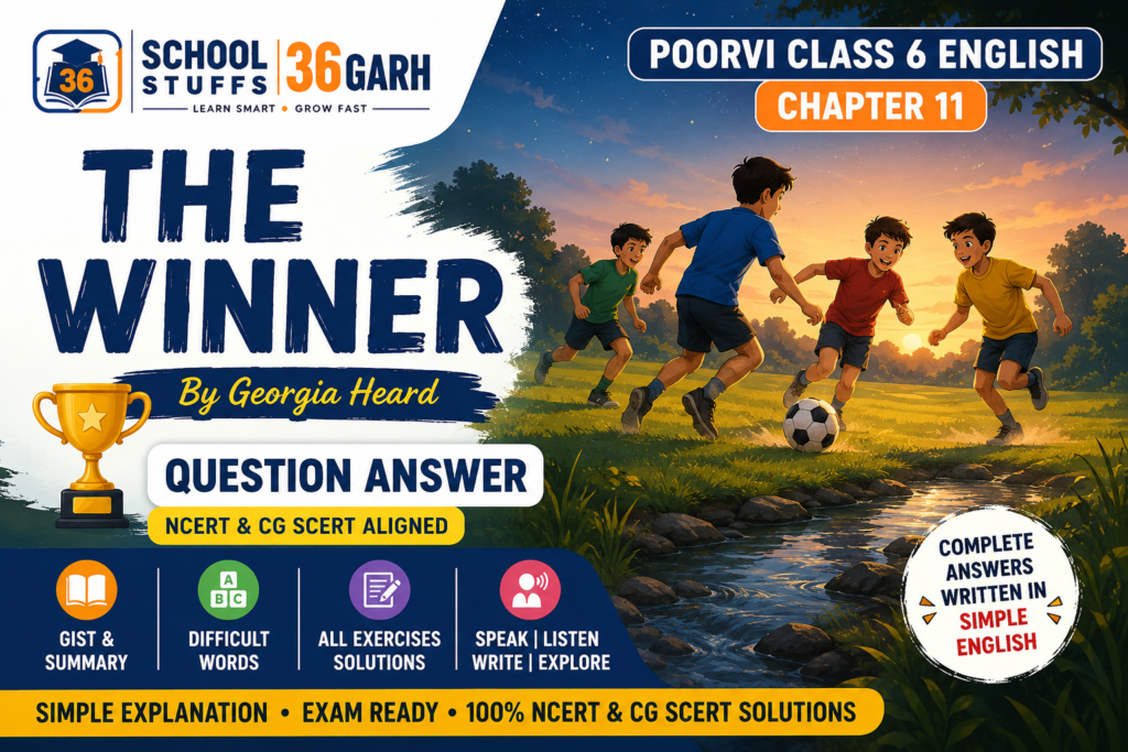 THE WINNER - SCHOOL STUFFS 36 GARH